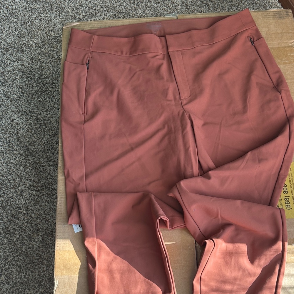 Athleta Rust Orange Trousers